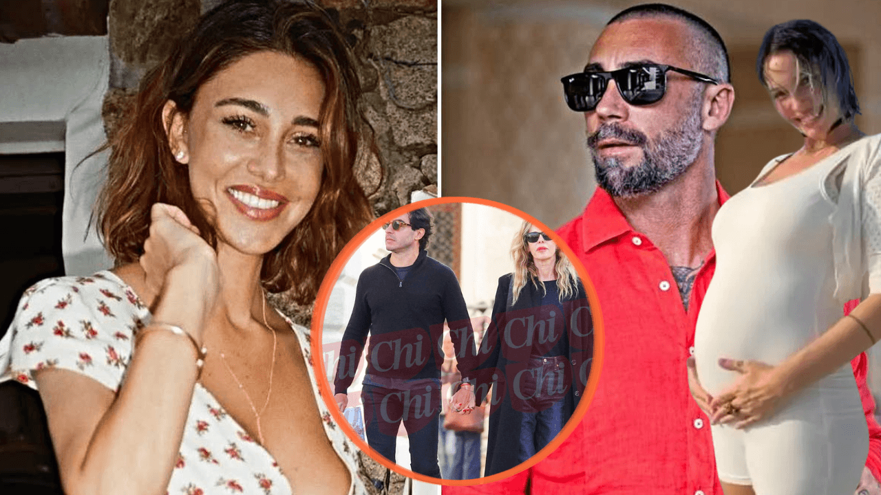Gossip Week: Alessia Marcuzzi bacia Tiago Schietti, Hunziker con Berruti, Rose Villain incinta e il mistero Belen-Brumotti