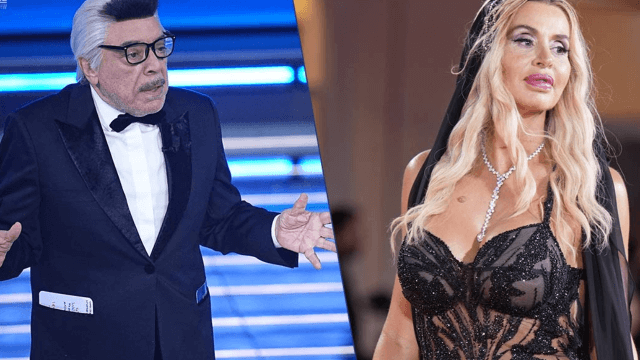 Le geniali scuse di Nino Frassica a Valeria Marini
