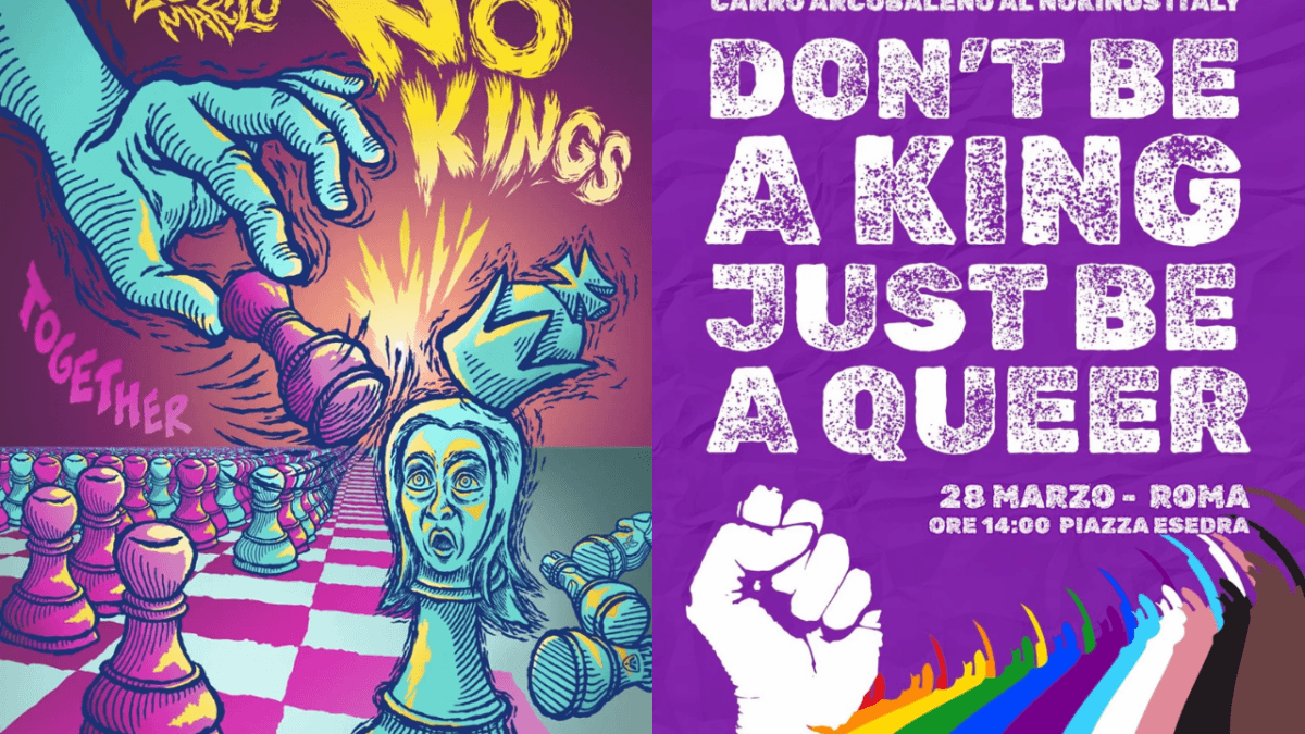 No Kings Day, il 28 marzo a Roma la manifestazione contro guerra e deriva autoritaria: in piazza anche la comunità LGBTQIA+