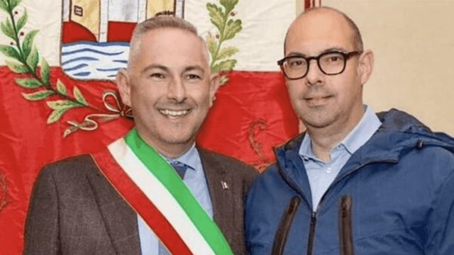 A sinistra Alessandro Basso (Fratelli d'Italia). A destra Loris Bazzo (Lega). I due sindaci contrarranno l'unione civile il prossimo 27 Giugno