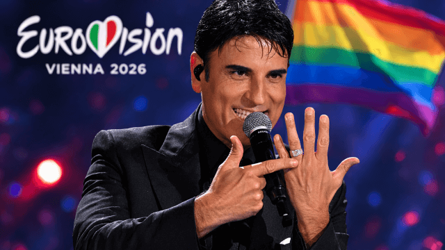 Sal Da Vinci all'Eurovision 2026 - immagine generata con l'AI