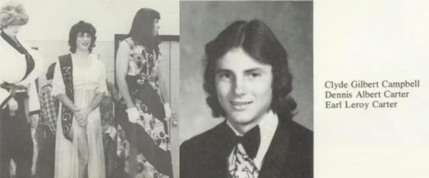 L'ipocrisia della destra USA in foto, deputati contrari all'arte drag si travestivano da donna al liceo - A photo collage of Rep. Buddy Carter allegedly in drag and his senior yearbook photo. Robert W. Groves High School yearbook for 1975 - Gay.it
