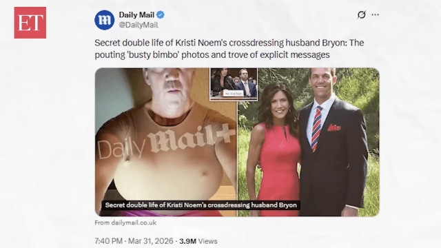 Kristi Noem, trumpiana anti-LGBTIQ+, scopre che suo marito Bryon ama travestirsi da bambola: "È devastata" - Kristi Noem - Gay.it