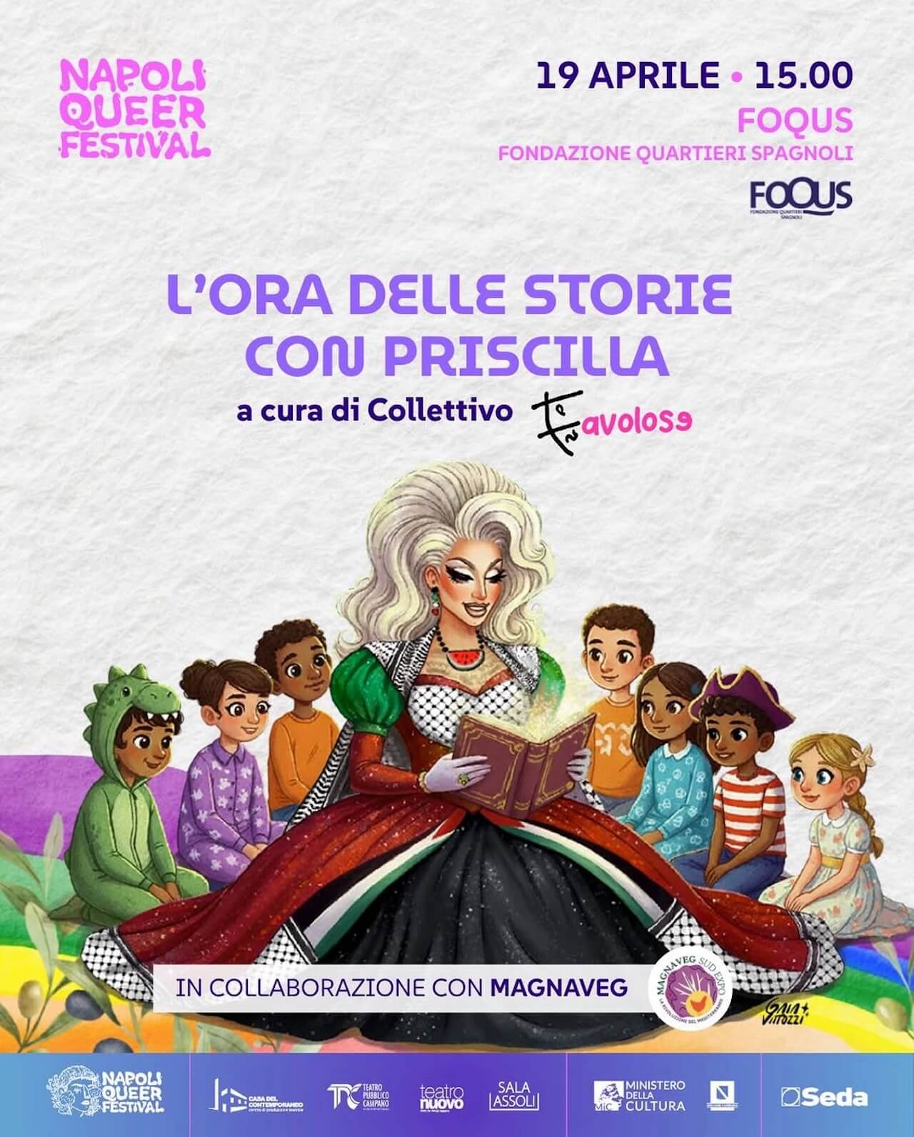 Priscilla legge fiabe ai bambini, con genitori felici e consenzienti: "Un esempio di rivoluzione quotidiana e di resistenza gentile" (INTERVISTA) - Le favole di Priscilla 9 - Gay.it