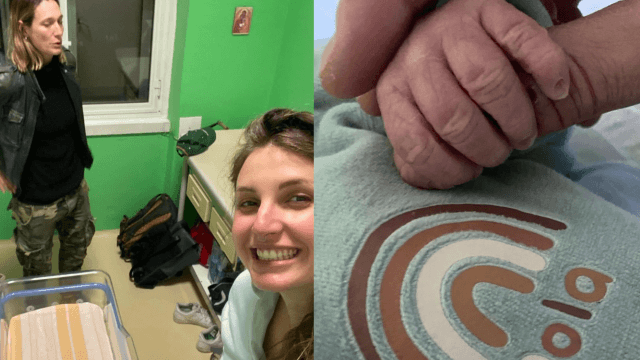 È nato Gioele, il primo figlio di Valentina Arrighetti e Gaia Moretto