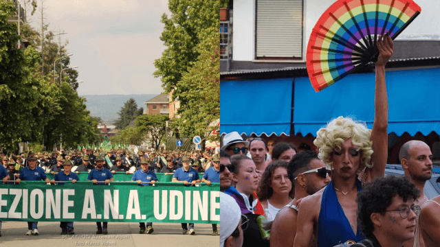 Gli Alpini non vogliono sfilare nello stesso giorno del FVG Pride: cambia la data del corteo LGBTQIA+
