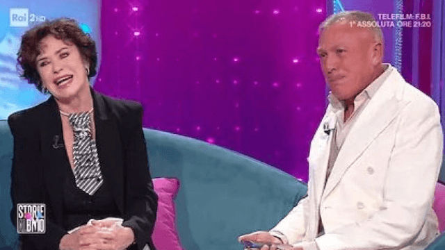 Corinne Clery e Claudio Gentili