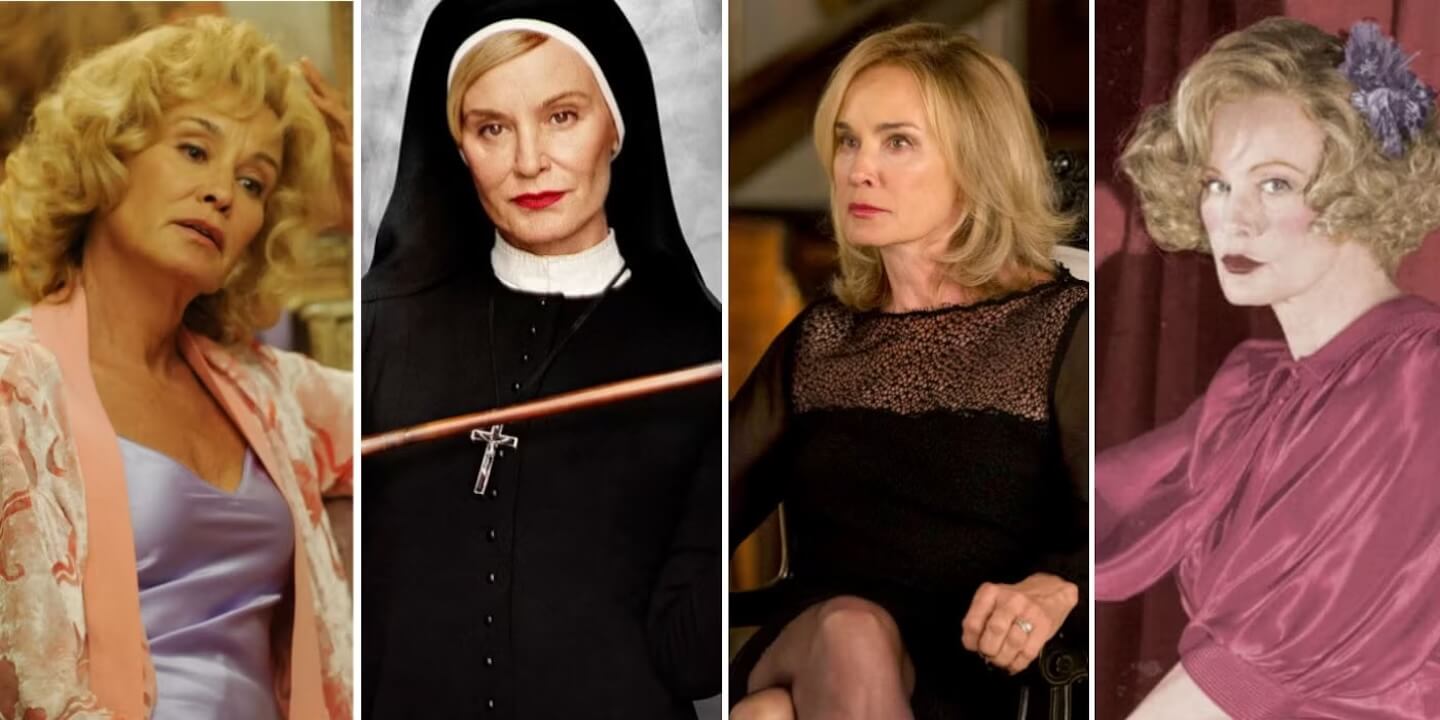 American Horror Story 13, via alle riprese e prime immagini con il ritorno di Jessica Lange - jessica lange in AHS - Gay.it