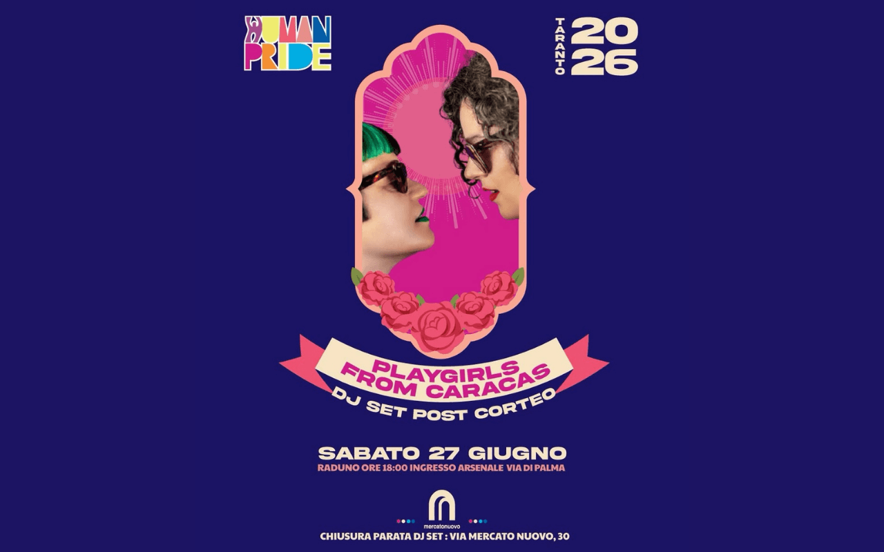 Human Pride Taranto 2026, il 27 giugno: “Vogliamo un’esplosione d’amore” - playgirls - Gay.it