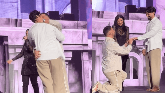 Proposta di matrimonio gay al concerto di Laura Pausini