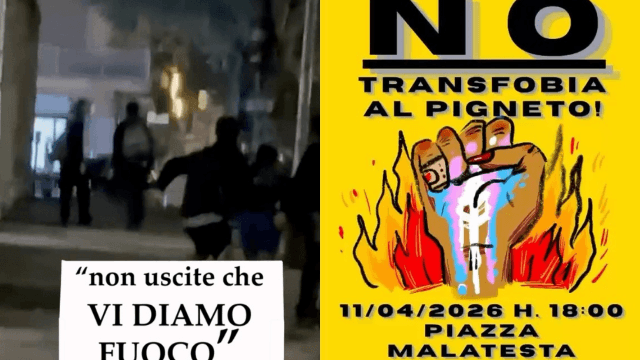 Dopo le minacce a Gender X, sit-in l’11 aprile a Roma contro la transfobia.