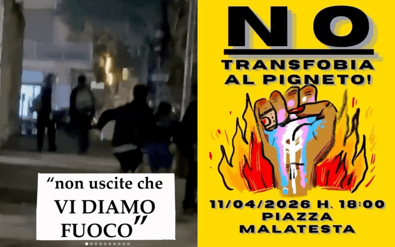 Roma, sit-in al Pigneto contro la transfobia dopo gli attacchi a Gender X: “Non cederemo mai alle vostre minacce”