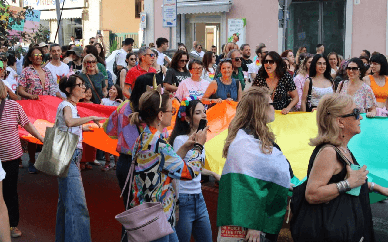 Cosenza Pride 2025, foto Instagram Veronica Carbone