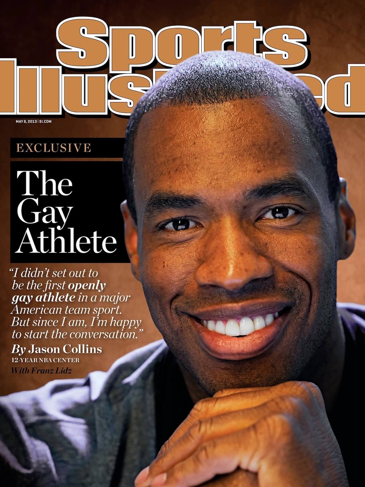 È morto Jason Collins, primo cestista NBA in attività a fare coming out. Aveva solo 47 anni - Jason Collins Sports Illustrated - Gay.it