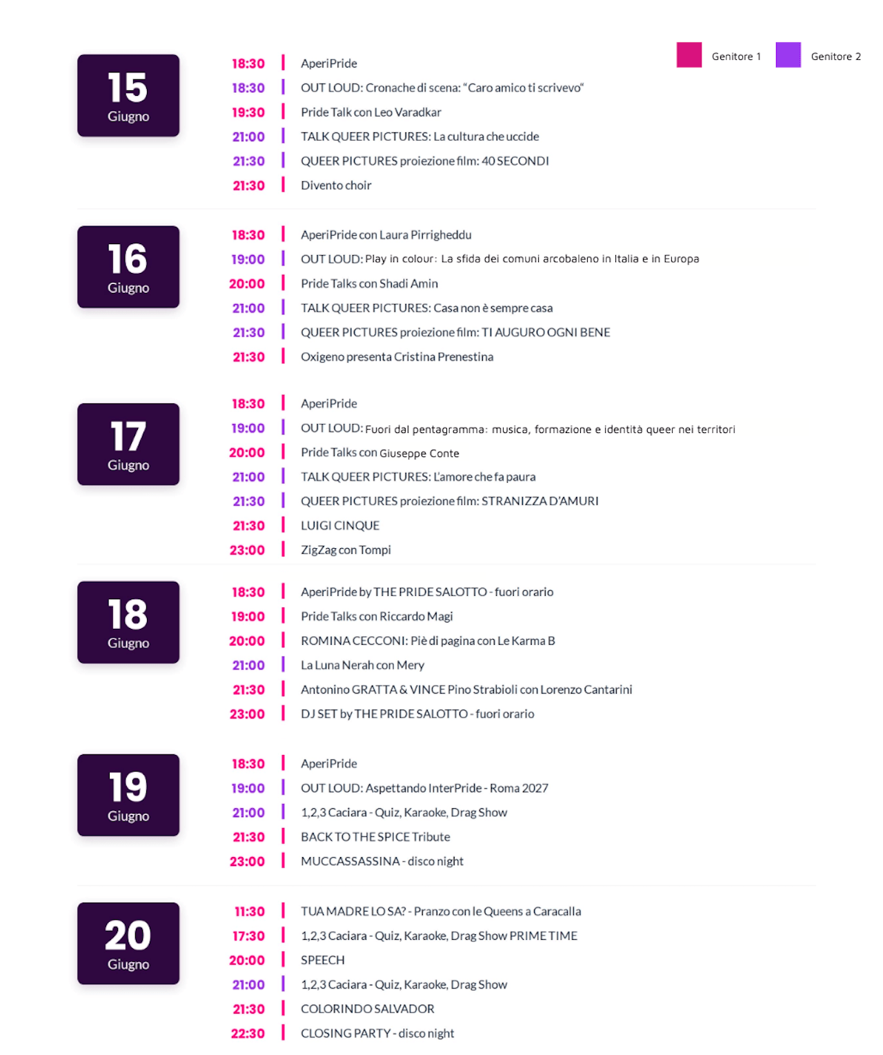 Roma Pride Croisette 2026, tre settimane di eventi. Dibattiti, concerti, Pride Summit e "sfida" al Campo Largo. Il programma completo - Pride Croisette programma 4 - Gay.it