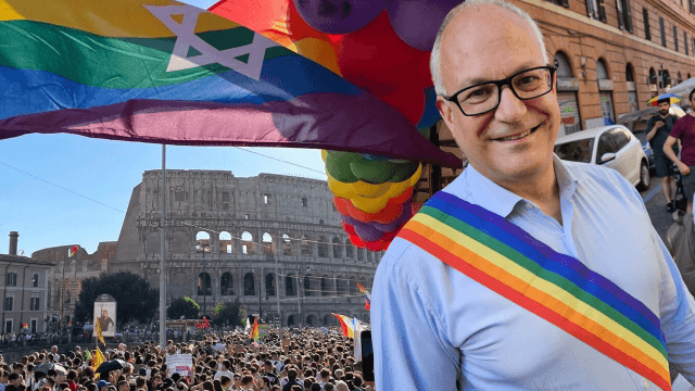 Keshet fuori dal Roma Pride: "È antisemitismo". Silenzio di Gualtieri - RomaPrideGualtieriKeshet - Gay.it