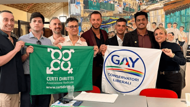 Pascale e Gay Conservatori Liberali: "La sinistra arcobaleno ci bullizza" - gay conservatori liberali pascale battistini certi diritti pride - Gay.it