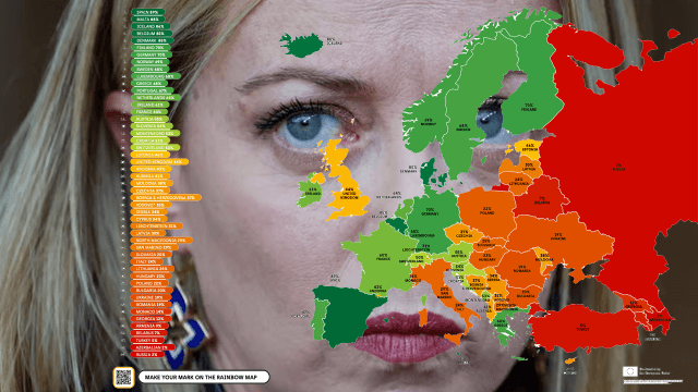 ILGA-Europe Rainbow Map 2026: l'Italia sprofonda al 36° posto tra gli ultimi paesi dell'Unione Europea - ilga europe rainbow map 2026 litalia sprofonda al 36 posto tra gli ultimi paesi dellunione europea - Gay.it