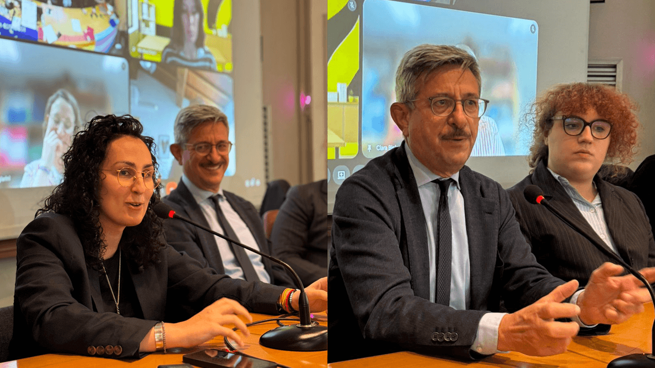 Da sinistra Roberta Parigiani, Sergio Lo Giudice e Alice Benedetti