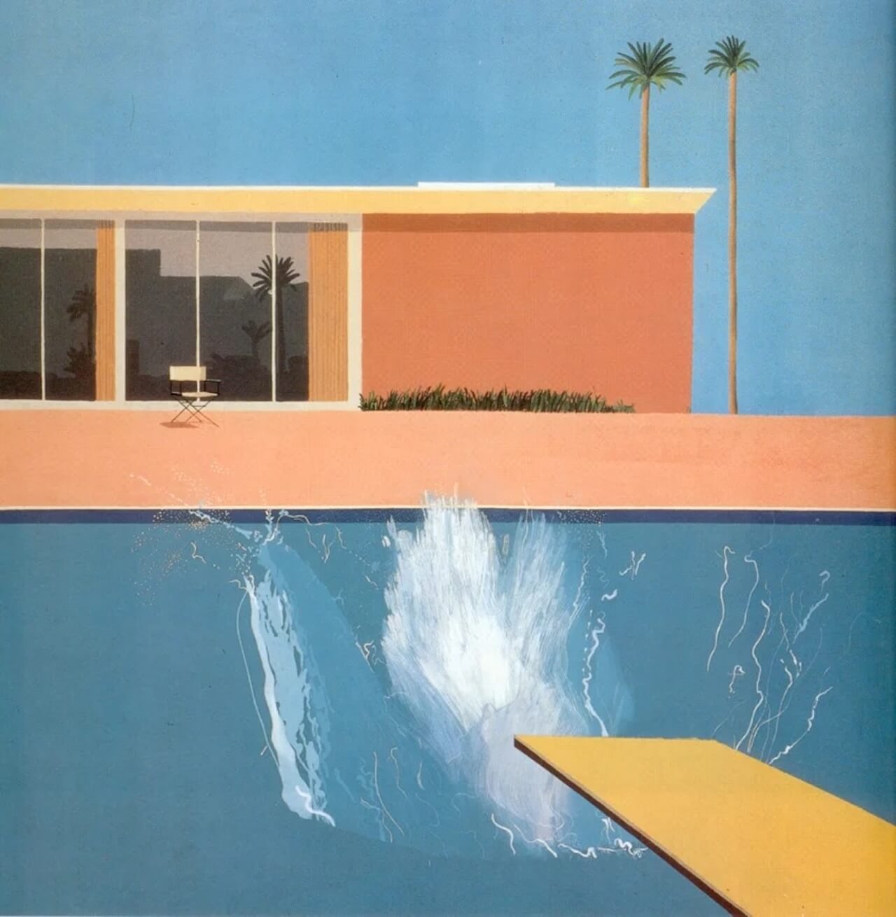 È morto David Hockney, l'artista che dipinse l'intimità omosessuale quando era ancora tabù - David Hockney a bigger splash - Gay.it