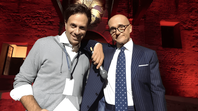 Gabriele Parpiglia e Alfonso Signorini