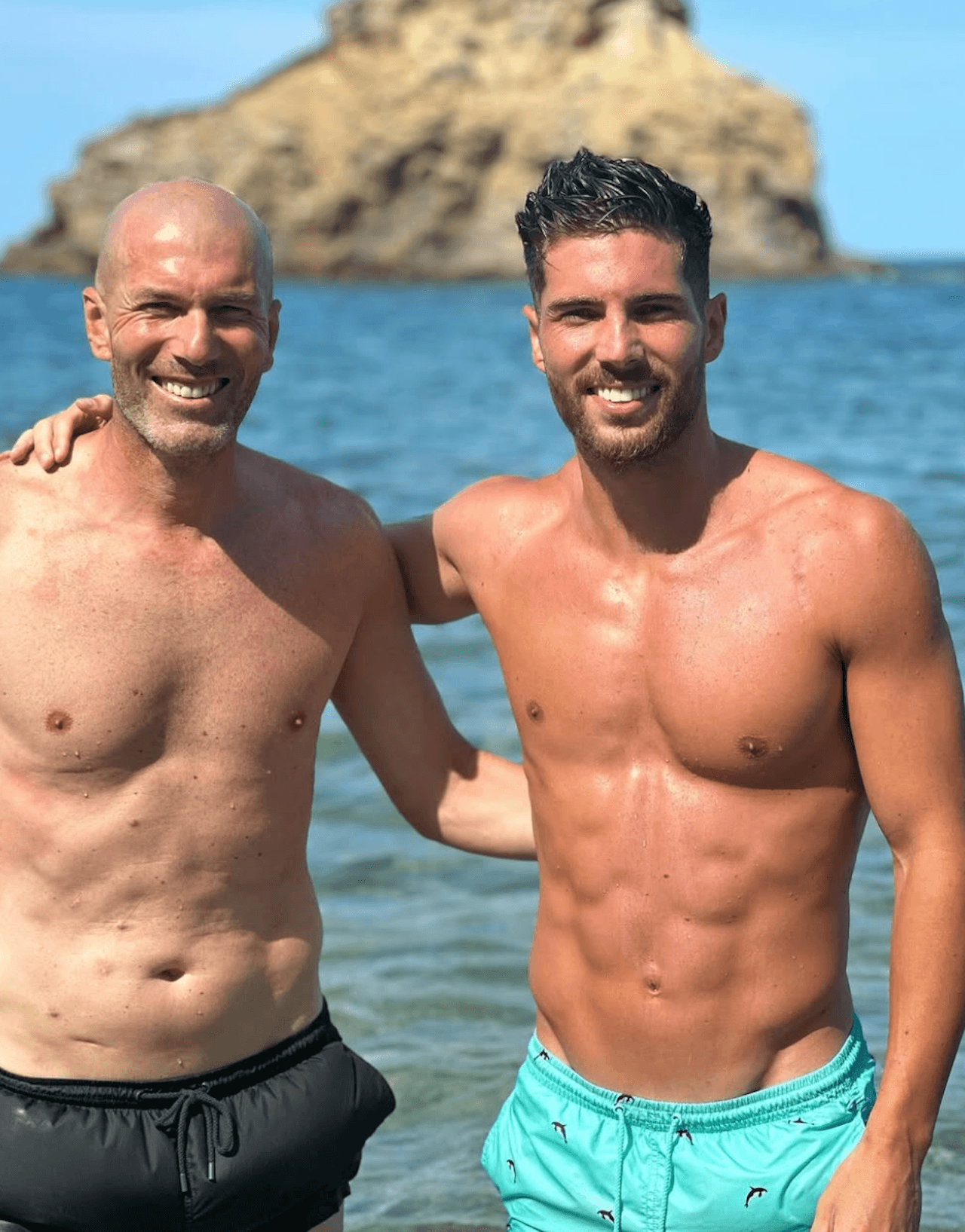 Luca Zidane e Zinedine Zidane