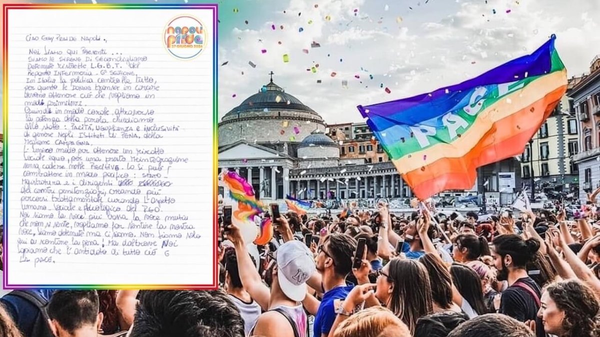 Napoli Pride, la lettera delle detenute trans di Secondigliano: "Siamo la voce muta che non si sente, ma ci siamo" - Napoli Pride.jpg lettera detenute trans - Gay.it