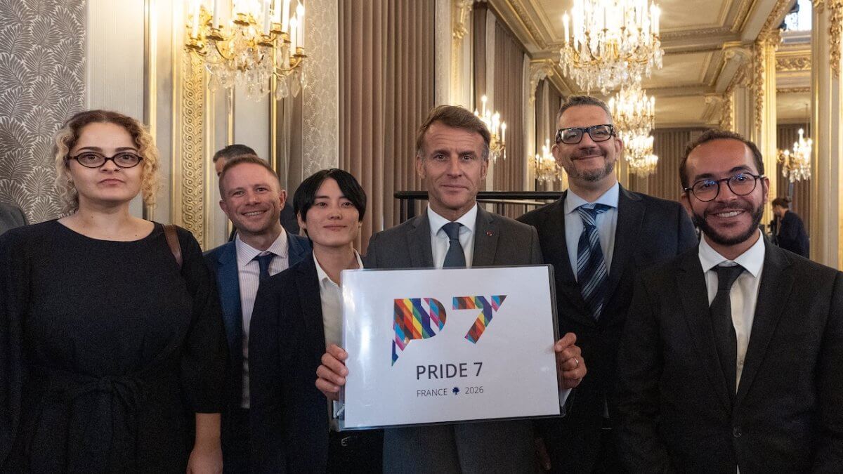 G7 a Parigi, Macron riceve la delegazione del Pride7. Presente Arcigay