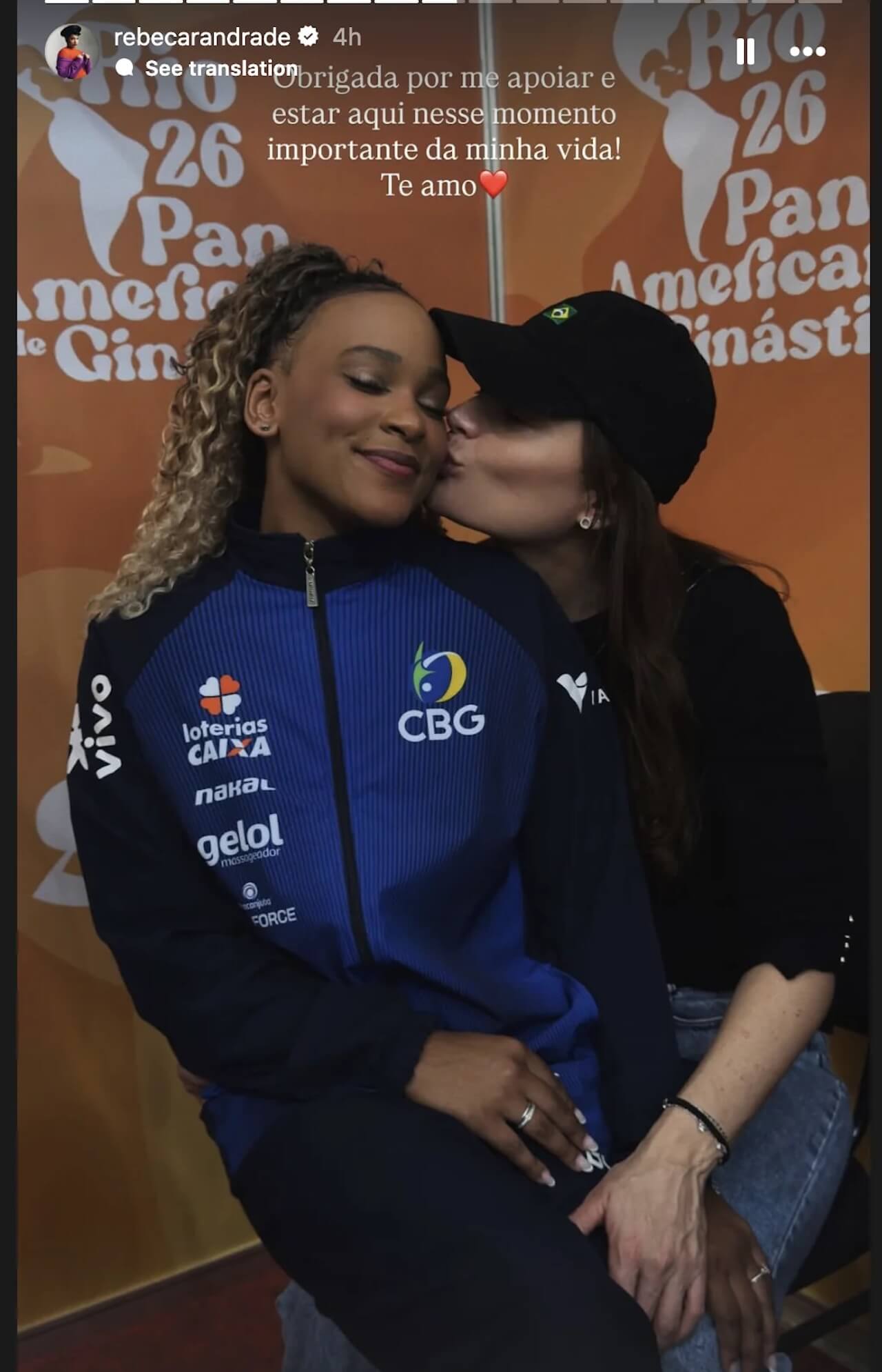 Rebeca Andrade, tra like e smentite l'olimpionica brasiliana fa coming out con un bacio all'amata - Rebeca Andrade coming out - Gay.it
