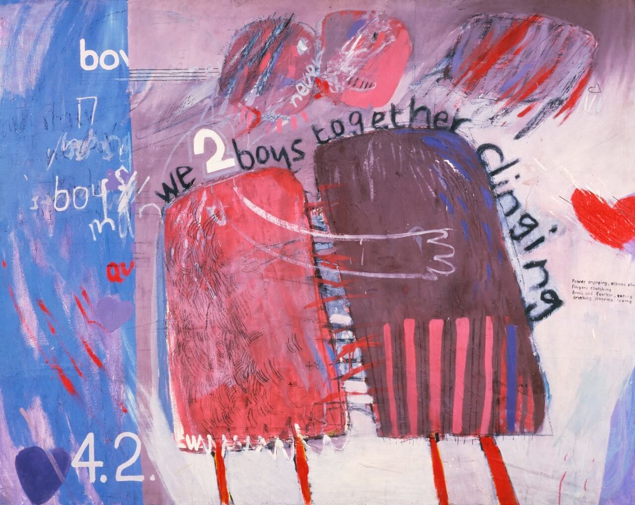 È morto David Hockney, l'artista che dipinse l'intimità omosessuale quando era ancora tabù - We Two Boys Together Clinging - Gay.it