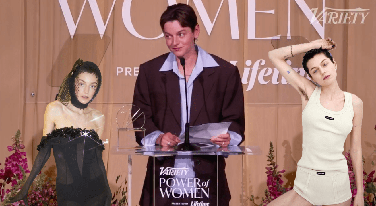 Emma Corrin prima persona non binaria a ricevere il premio Power of Women di Variety (VIDEO) - emma corrin - Gay.it