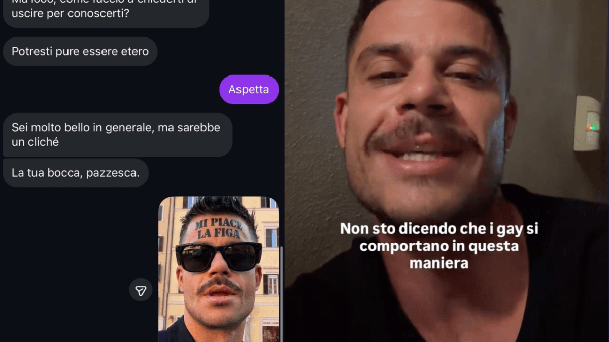 Influencer etero denuncia su Instagram l'insistenza degli uomini nei DM