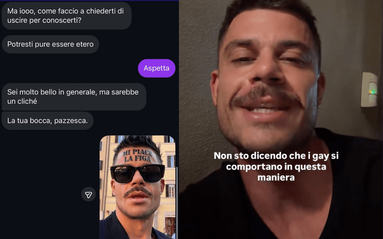 Influencer etero denuncia su Instagram l'insistenza degli uomini nei DM