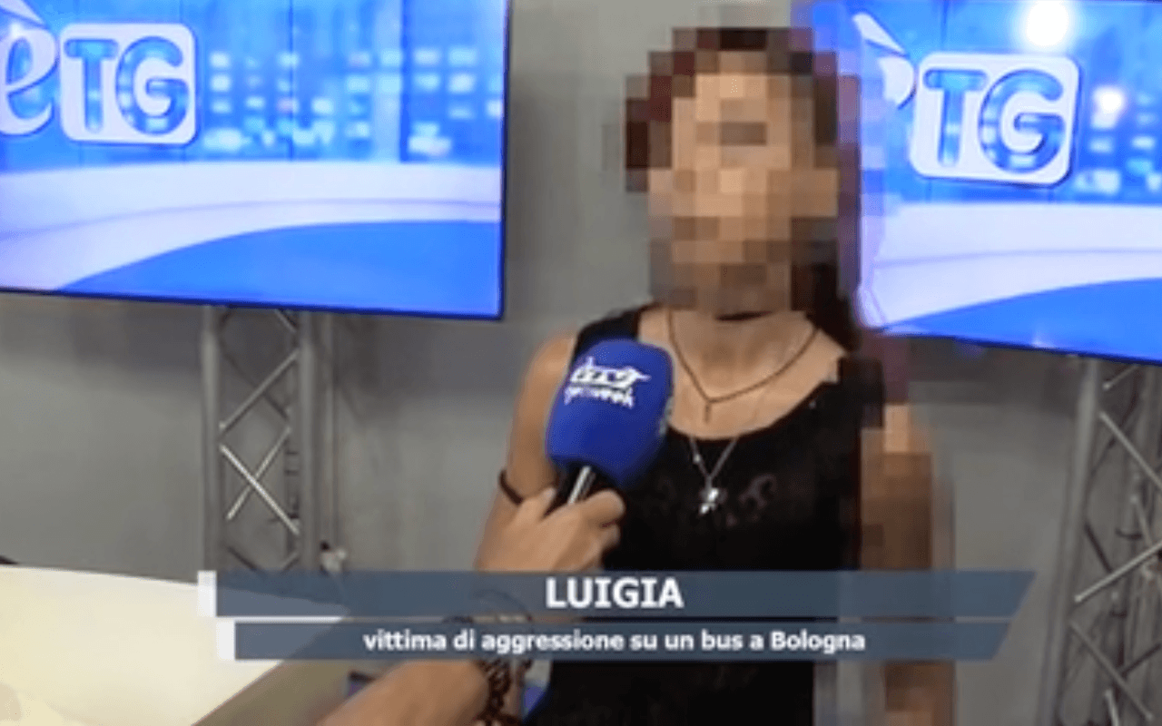 Luigia, aggredita per difendere l'amico