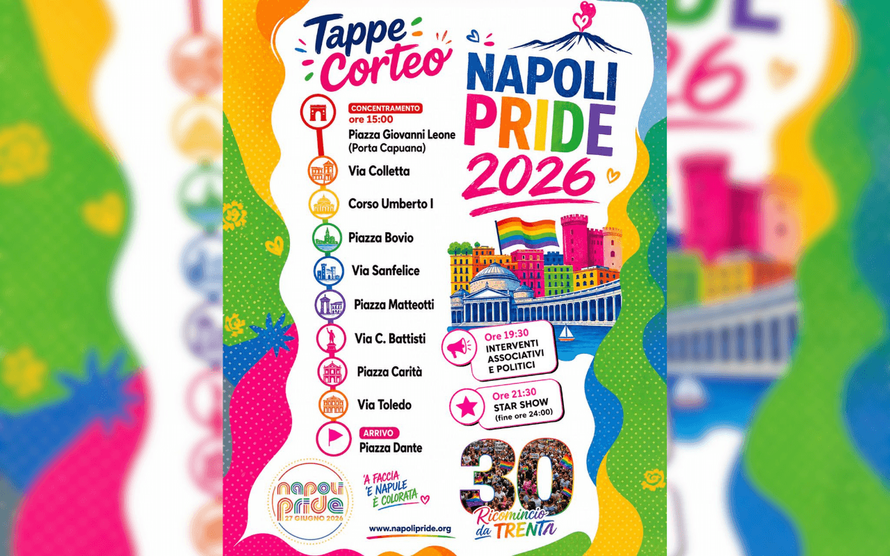 Il percorso del Napoli Pride 2026