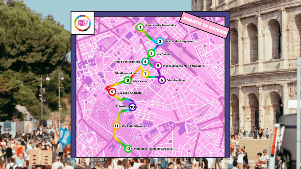 Roma Pride 2026, percorso e orari: guida alla parata del 20 giugno