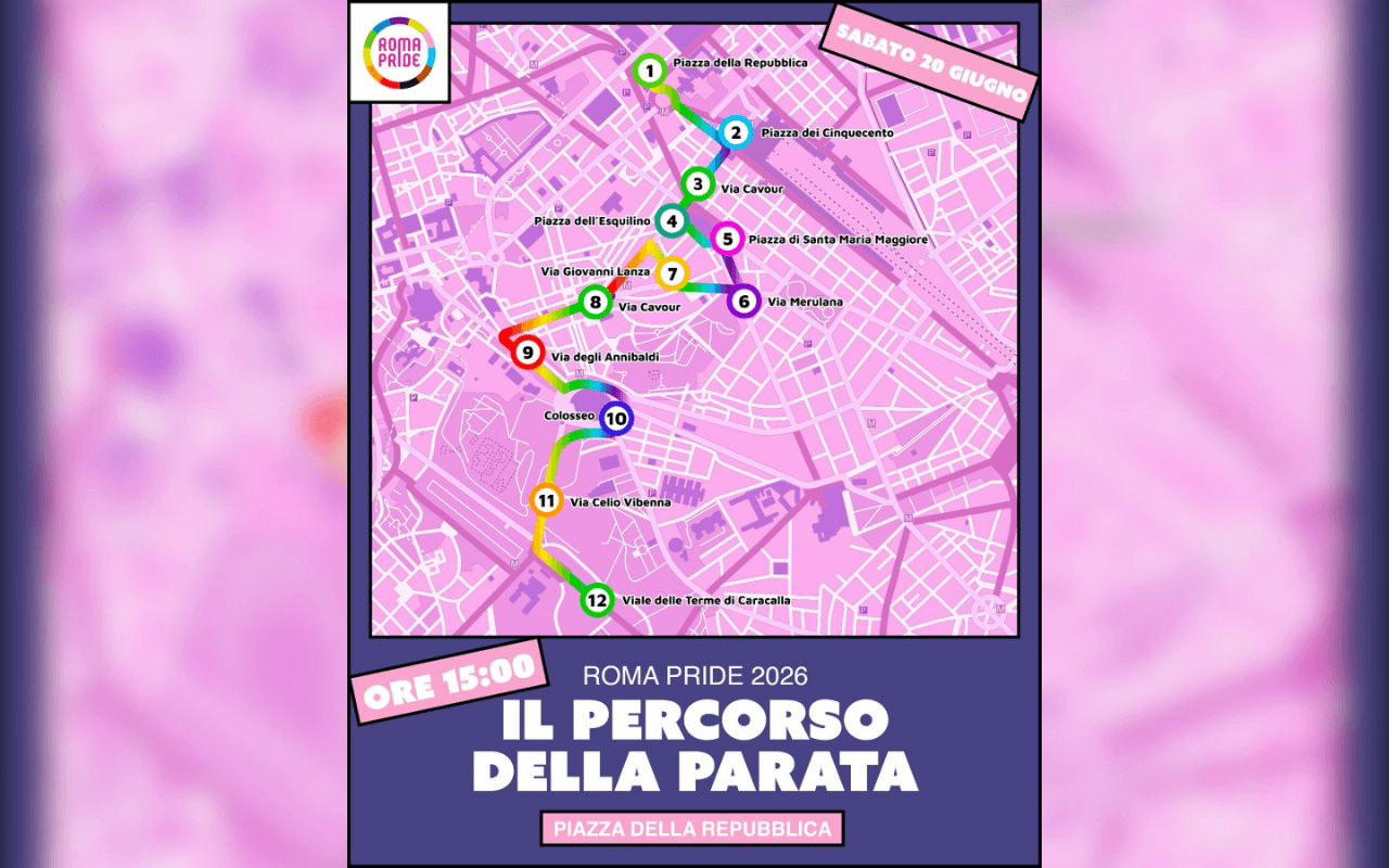 Il Percorso del Roma Pride 2026