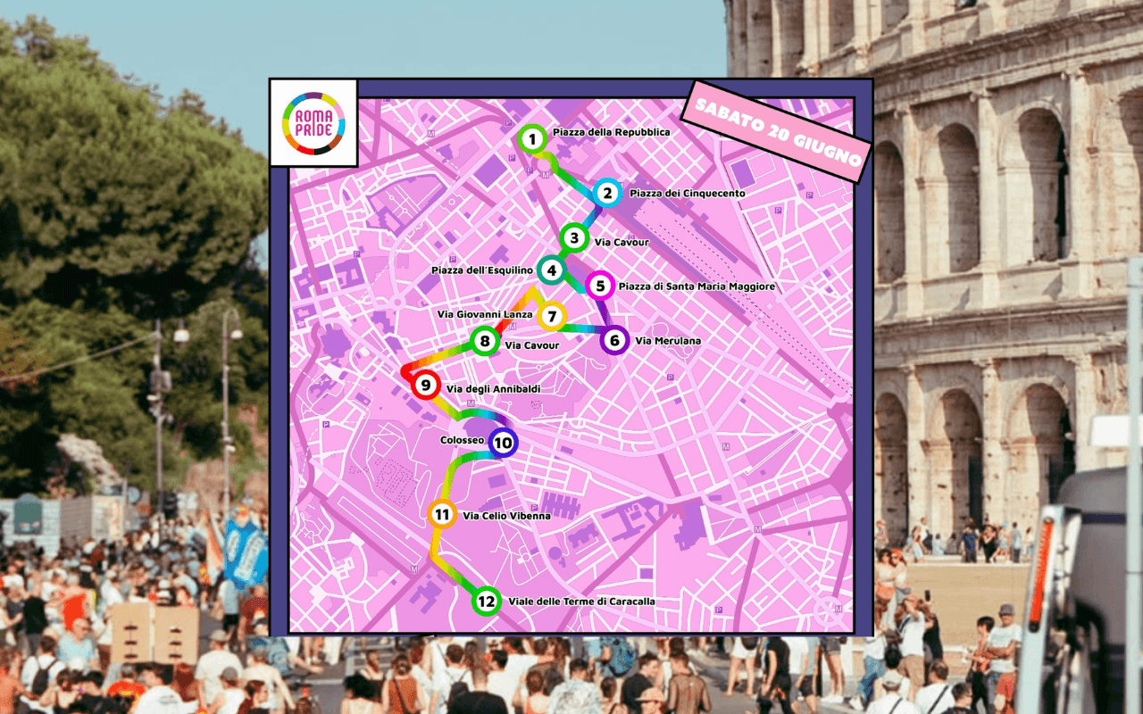 Roma Pride 2026, percorso e info pratiche - foto IG