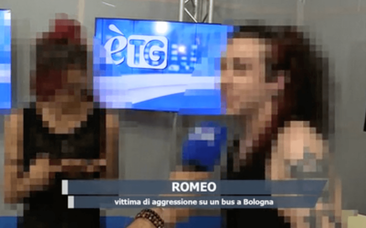 Romeo, vittima degli insulti omofobi su un bus a Bologna