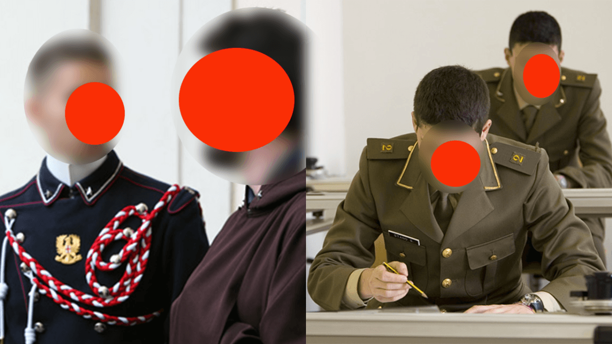 Scuola Militare Teuliè di Milano in Corso Italia - Foto di repertorio