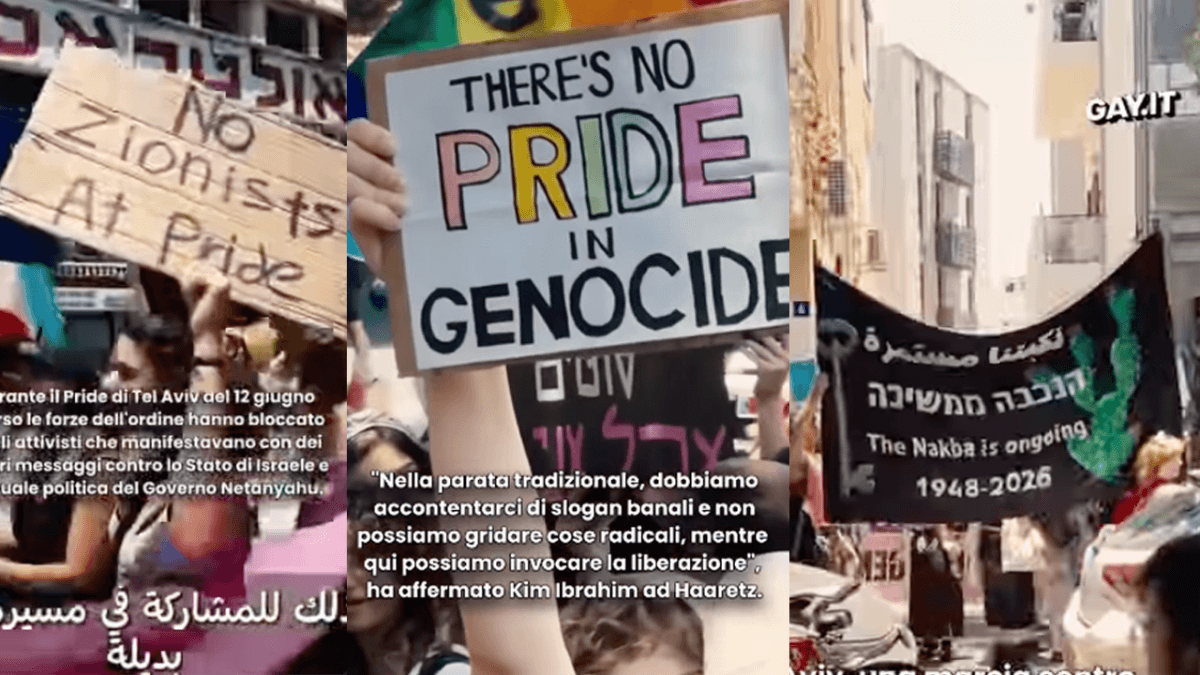 Tel Aviv, un Pride alternativo contro il "pinkwashing" di Stato - VIDEO - tel aviv un pride alternativo contro il pinkwashing di stato video - Gay.it