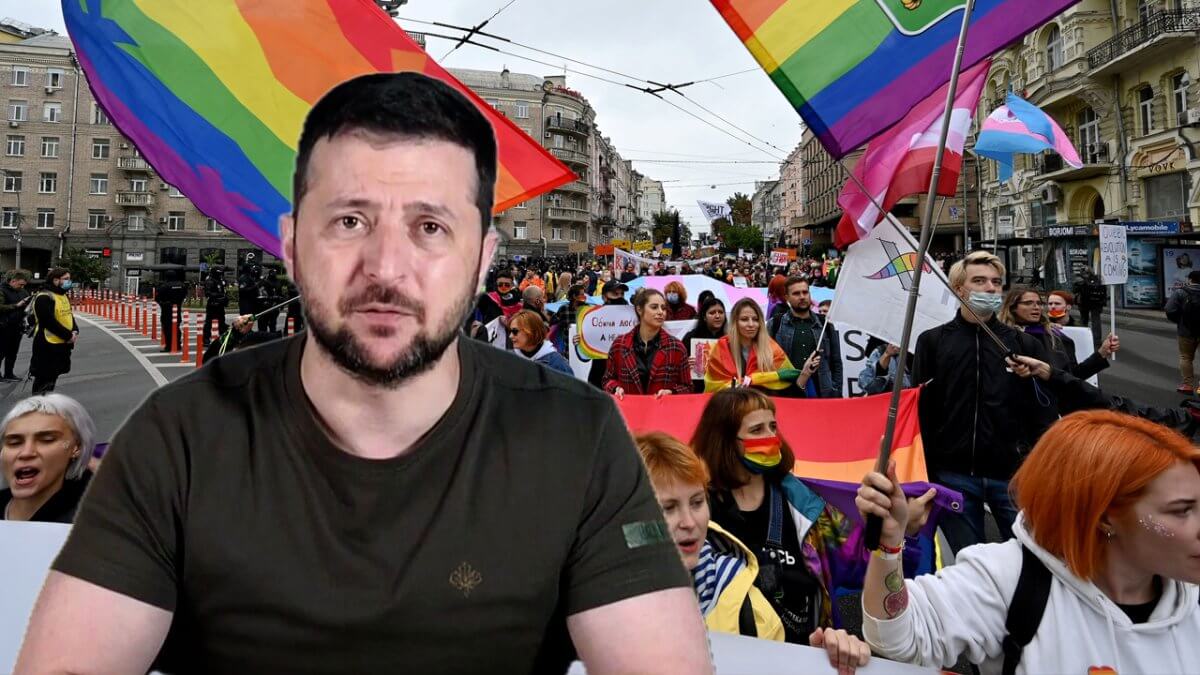 Zelensky: "In Ucraina tutti uguali, anche le persone LGBTQ+". Ma la situazione è critica - ucraina Zelensky LGBT - Gay.it