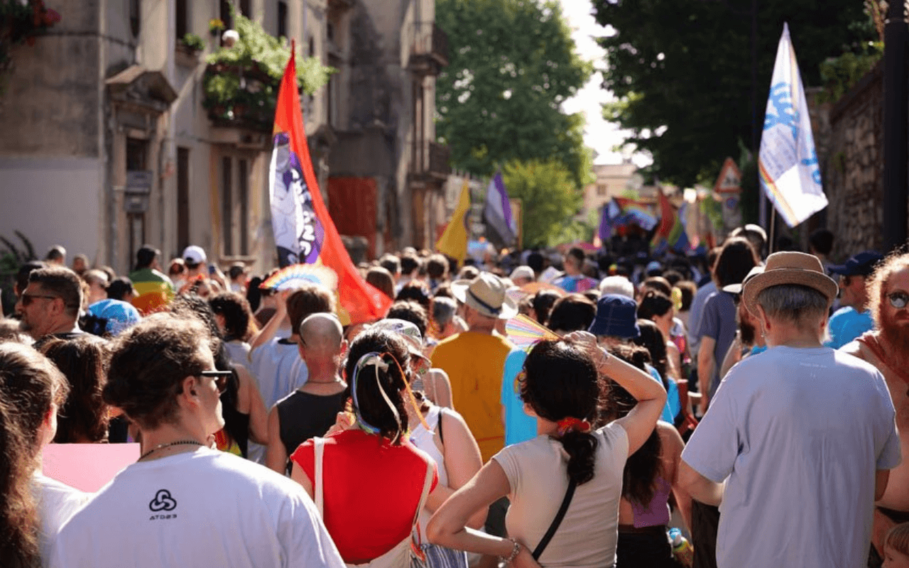 Vicenza Pride, foto IG di @alessandro.d.pozza @giulioviato @fotinediluha @azzu.studio