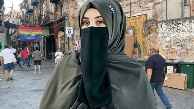 I commercianti della gay street di Palermo vogliono vietare il burqa dopo l'attentato al Berlino Pride - Burqa Palermo Gay Street - Gay.it