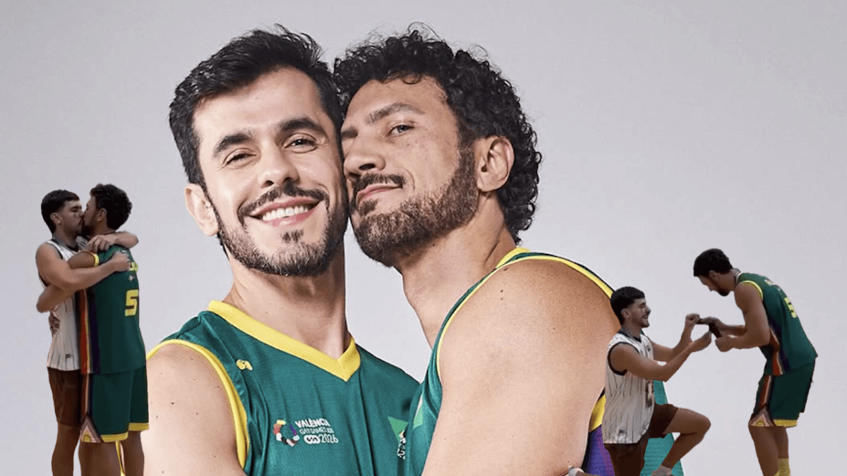 Felipe, Raul e la commovente proposta di nozze sul campo di basket ai Gay Games - Felipe Graca Raul Lima e la bellissima proposta di nozze sul campo di basket - Gay.it