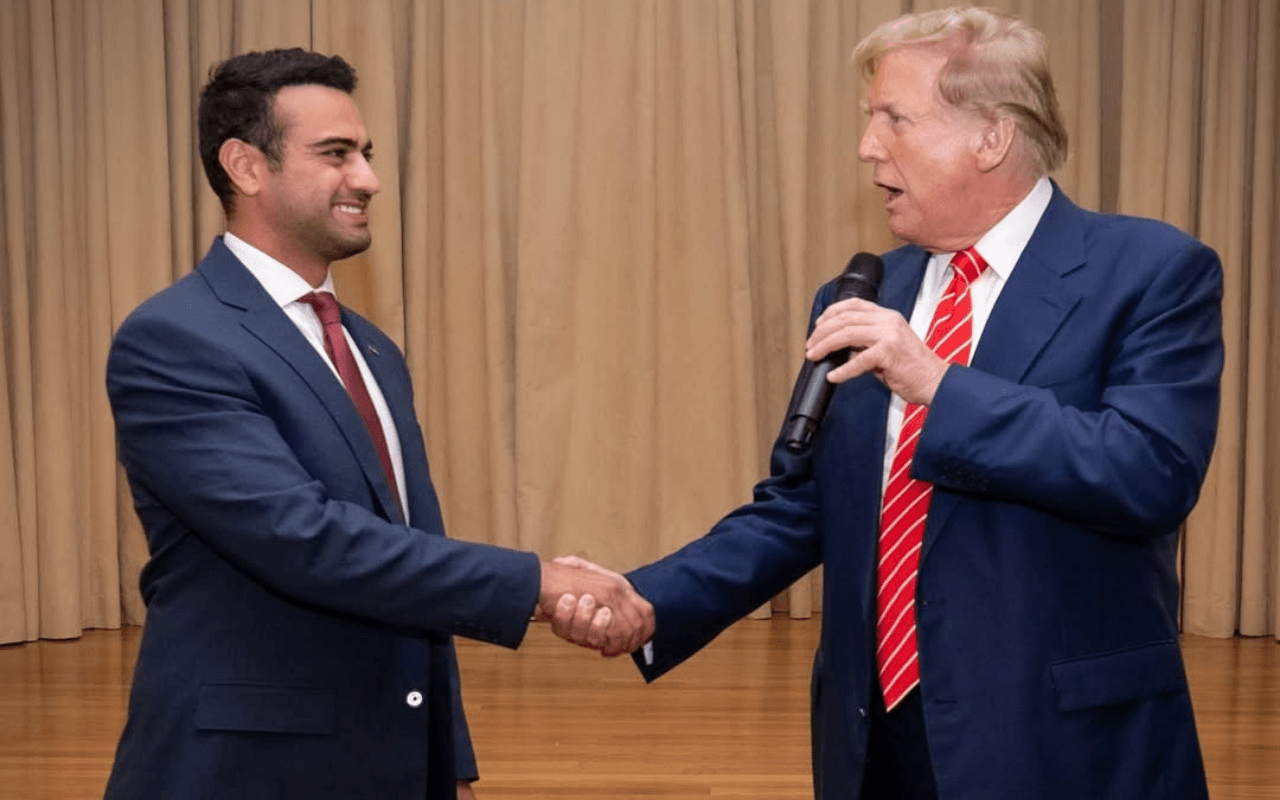 Abe Hamadeh e Donald Trump - foto IG