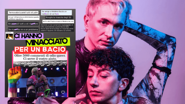 Oltre 5mila messaggi d’odio contro i CHROMATIC: “Omofobia e minacce per un bacio”, l’ondata dopo il Modena Pride