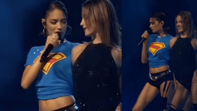 Elodie a San Siro con Sfera Ebbasta, gli sguardi con Franceska Nuredini fanno impazzire i fan: “Dopo di te mai più nessuna” – VIDEO