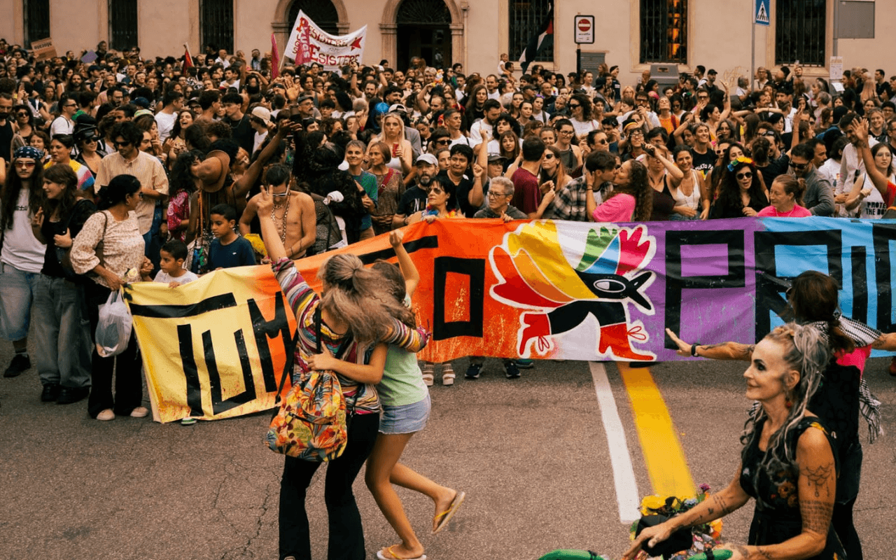 Tumulto Pride a Verona, foto Facebook